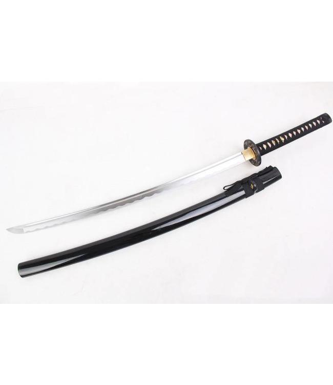 Schwarz Samurai katana schwert mit kogatana messer