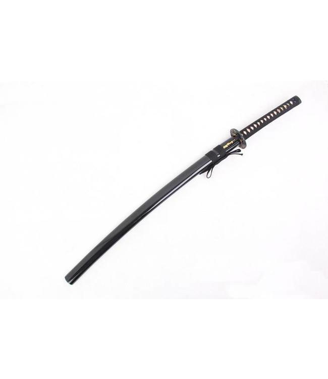 Schwarz Samurai katana schwert mit kogatana messer