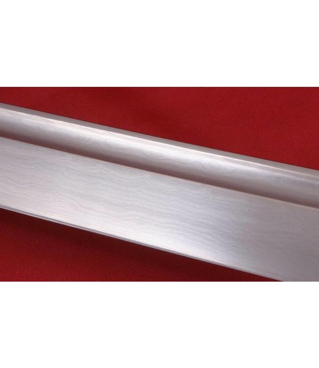 Red Damast samurai sword