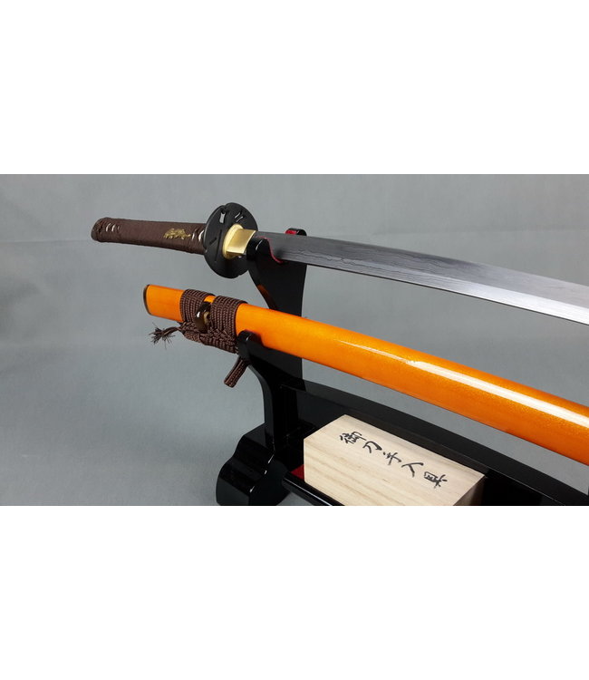 Damast and Metallic samurai sword