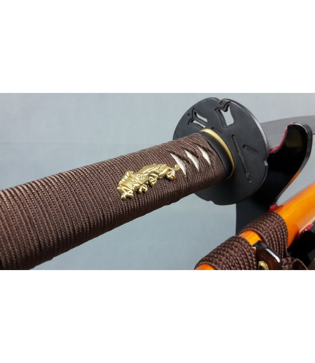 Damast and Metallic samurai sword