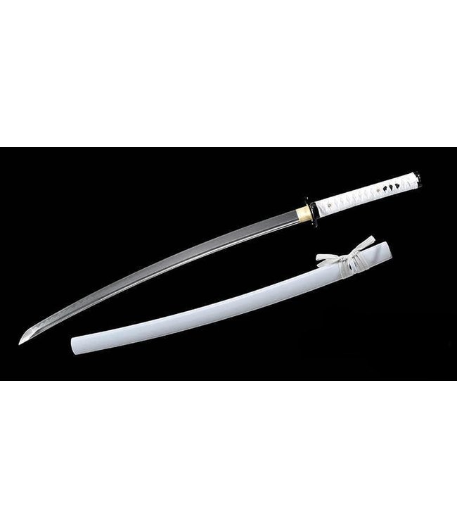 1095 staal samurai zwaard wit