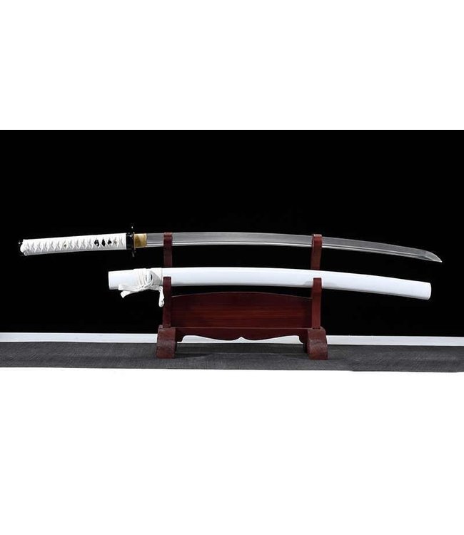 1095 staal samurai zwaard wit