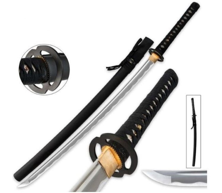 OLYCRAFT Zwaard Katana Houder Stand Houten Zwaarden Rack Samurai Zwaarden Display Stands Zwarte Chinees Karakter voor Wakizashi en Tanto -1 Laag