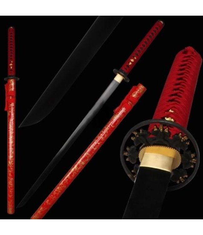 Red Gold Ninja samurai zwaard