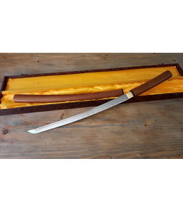 Samurai Shirasaya wakizashi zwaard bruin