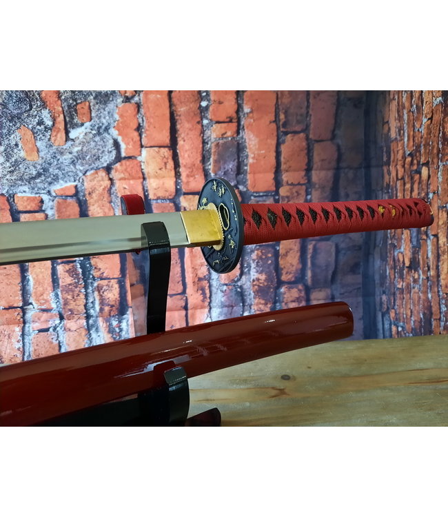 Black Ray rood katana samurai zwaard