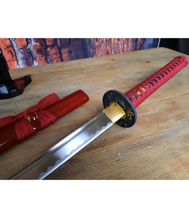 Black Ray rood katana samurai zwaard