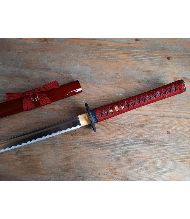 Black Ray rood katana samurai zwaard