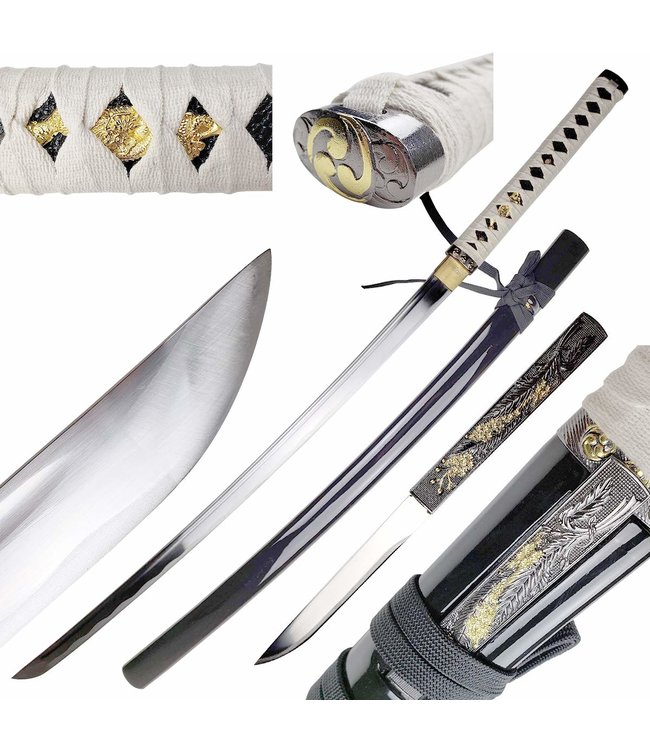 Samurai Shirasaya sword white - Copy