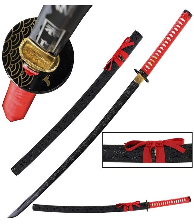 Golden Stork Katana Samurai Zwaard