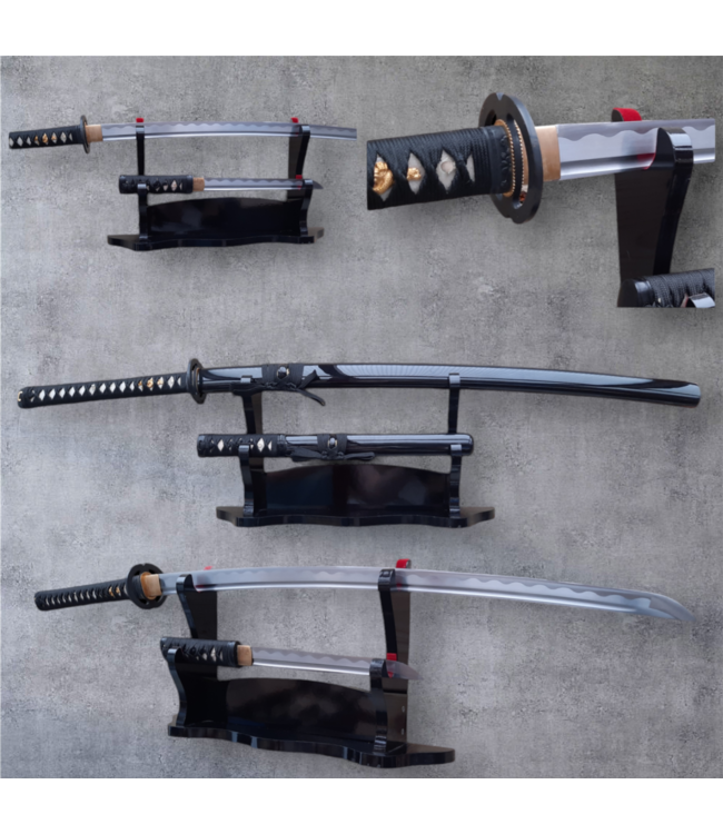 Samurai katana en tanto zwaarden set