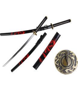Samurai zwaard met rode draak