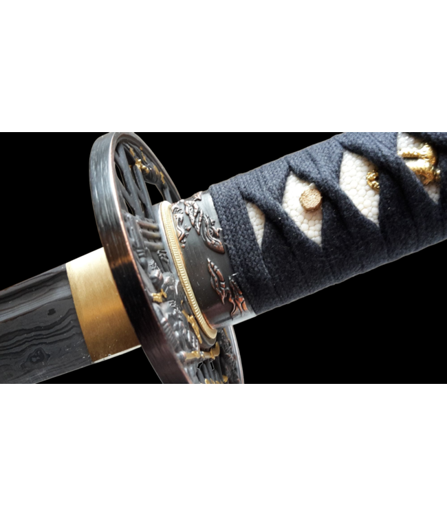 Naginata damascus samurai sword - Copy