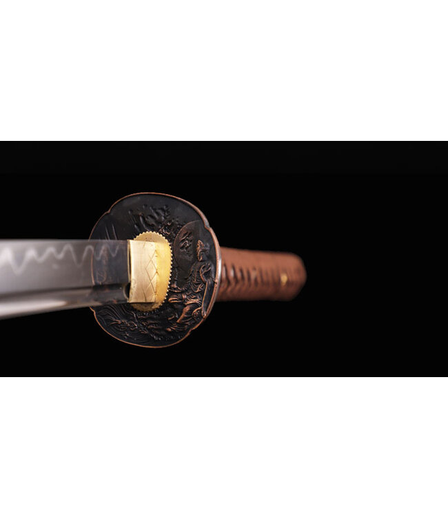 T10 steel sword clay tempered temple red - Copy - Copy - Copy - Copy - Copy - Copy