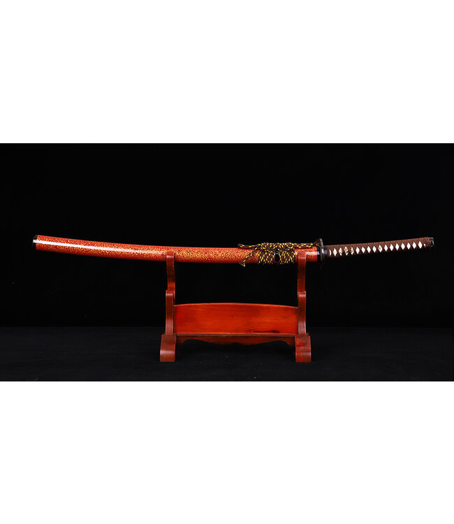 T10 steel sword clay tempered temple red - Copy - Copy - Copy - Copy - Copy - Copy