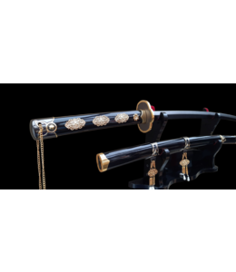 Black pearl samurai sword