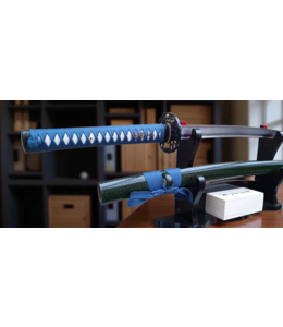 Green blue katana