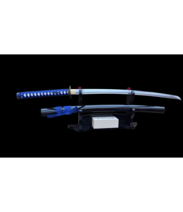 Damast katana blue