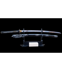 Damast samurai zwaard Splash