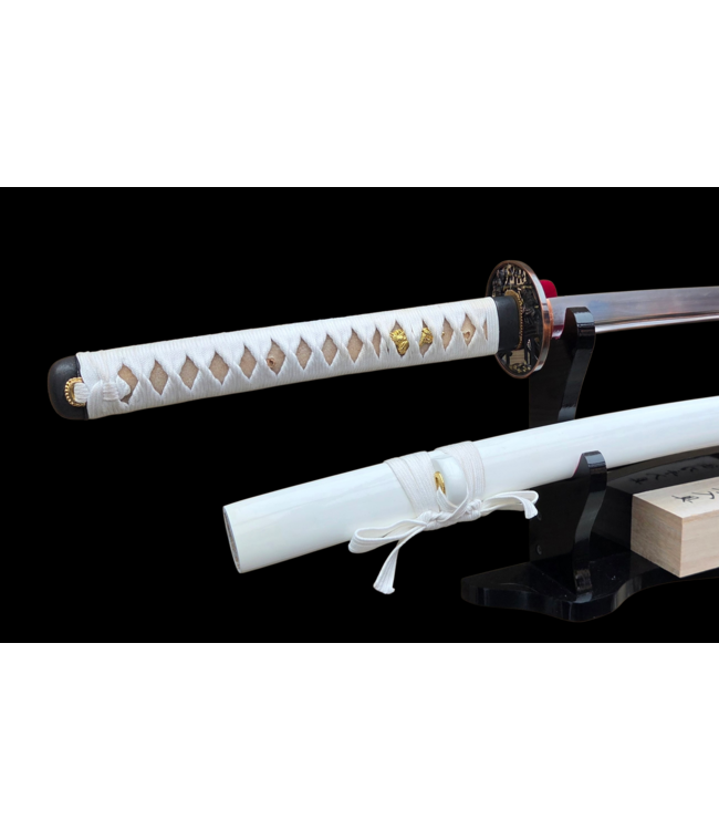 Wit Nagi scherp katana zwaard
