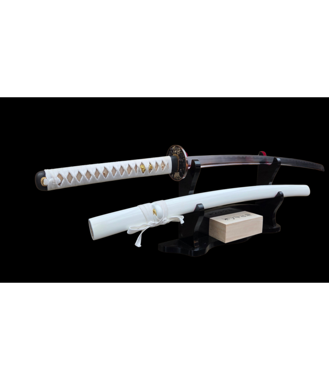 Wit Nagi scherp katana zwaard