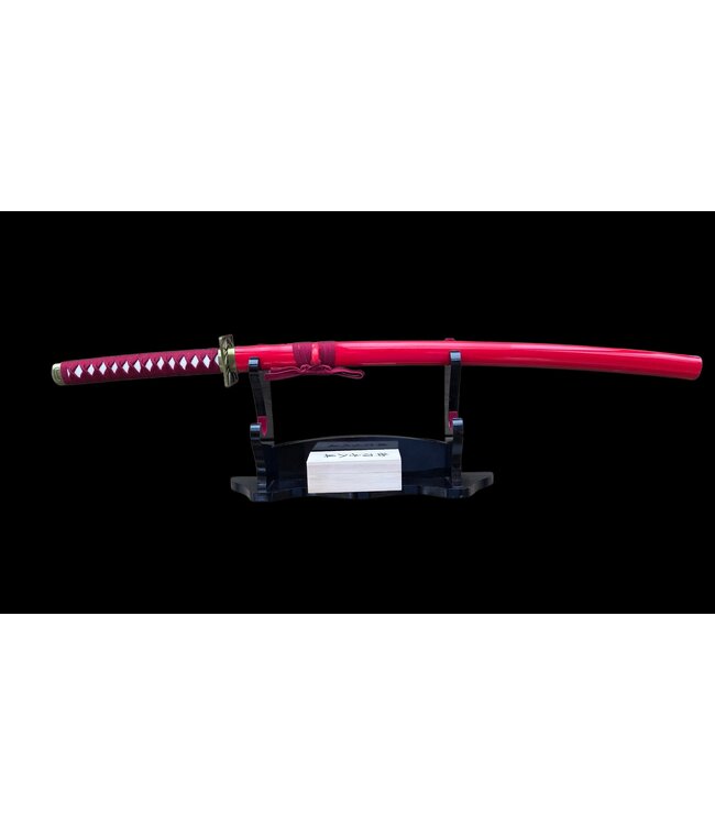 Red gold katana