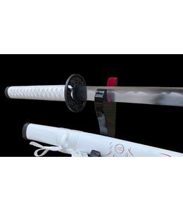 Witte katana met Draak op saya