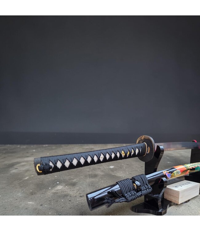 Damast staal Feniks katana zwaard