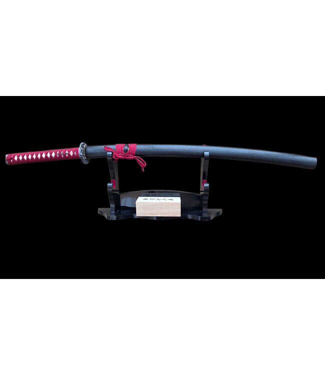 Red silver katana zwaard
