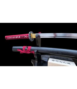 Red silver katana zwaard