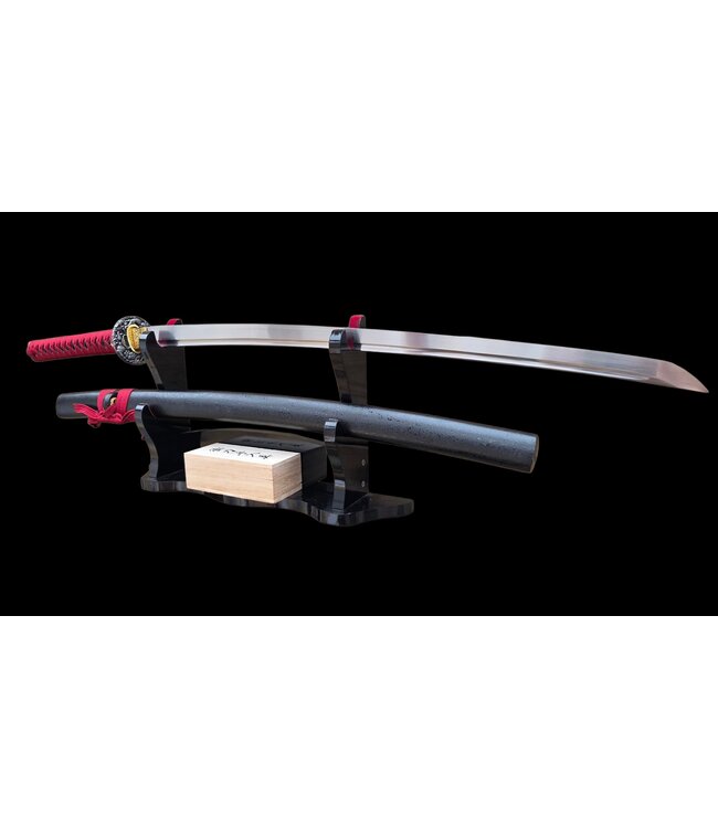Red silver katana zwaard