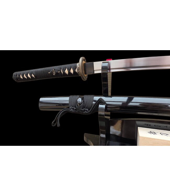 Zwart shirasaya katana zwaard