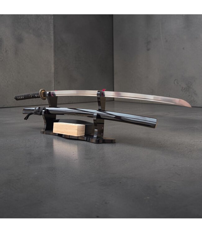 Zwart shirasaya katana zwaard