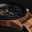 Now available in limited availability - our CHRONUS Engraved Special Edition. Made by hand from a unique combination of Sandalwood and Kosso Wood from Eastern Africa and featuring golden details. Only 100 pieces are available. Each watch is uniquely numbe