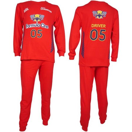 Fun2Wear Fun2Wear Formule 1 pyjama rood