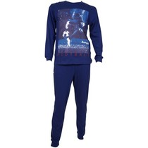 Voetbal pyjama navy