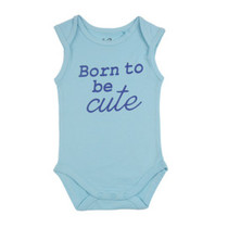 Romper Born To Be Cute Blauw