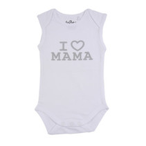 Romper Love Mama White