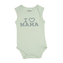 Romper Love Mama Green