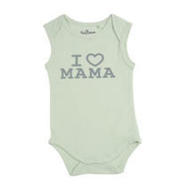 Romper Love Mama Green