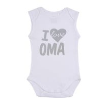 Romper Love Oma White maat 68
