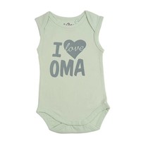 Romper Love Oma Green