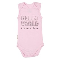 Romper Hello World Rose