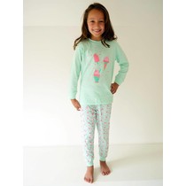 Ice Cream Pyjama Green