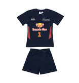 Fun2Wear Formule 1 shortama pyjama donkerblauw