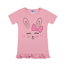 Fun2Wear happy bunny bigshirt light pink