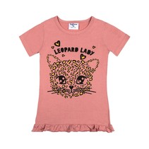 Fun2Wear Lady Leopard bigshirt dusty rose
