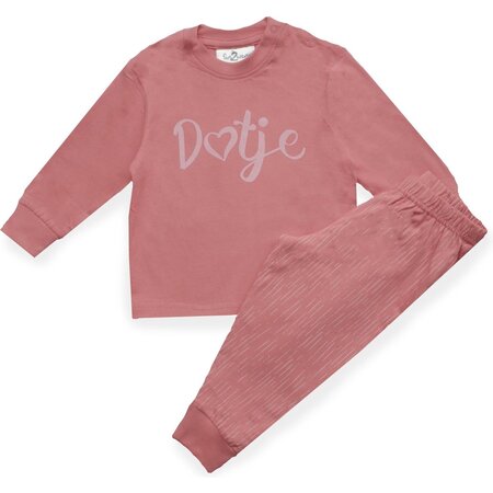 fun2wear Fun2Wear - Pyjama Dotje - Oud Roze