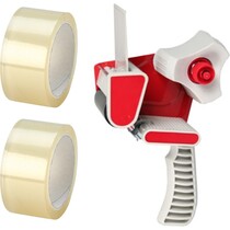 Tape dispenser met 2 rollen tape